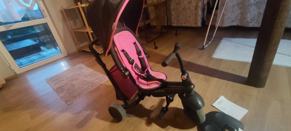 Rower trójkołowy Smart Trike Różowy