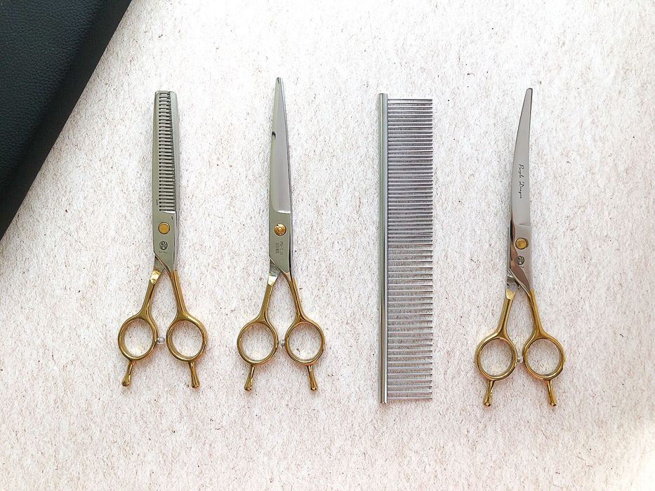 Ножиці для грумінгу, Ножиці для стрижки собак та котів, Вигнуті ножиці