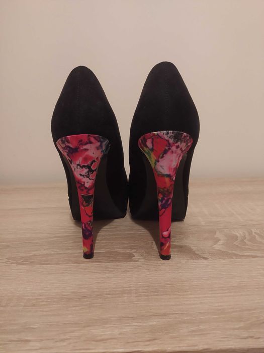 Szpilki 37 Bonprix Rainbow obcasy 13 cm