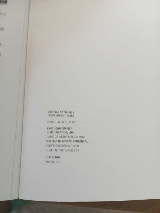 Livros Preparar os Testes, 6º ano, Areal, CN+MAT+PORT