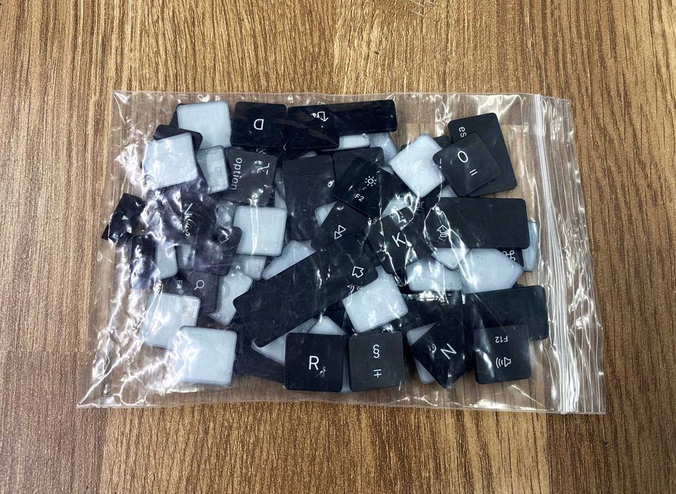 Keycaps /Teclas de substituição MacBook Pro M1, M2, M3, M4 + Air M2,M3