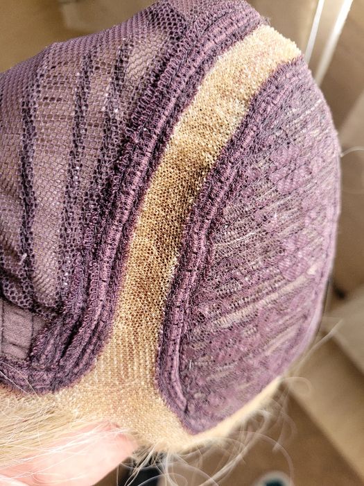 Peruka blond fale premium