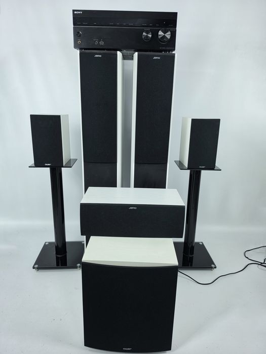 Zestaw kina domowego JAMO S626 S62 S622 plus subwoofer J10 i amplituner SONY STR-DH540