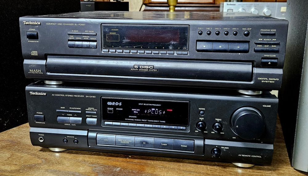 Zmieniarka CD Amplituner Technics