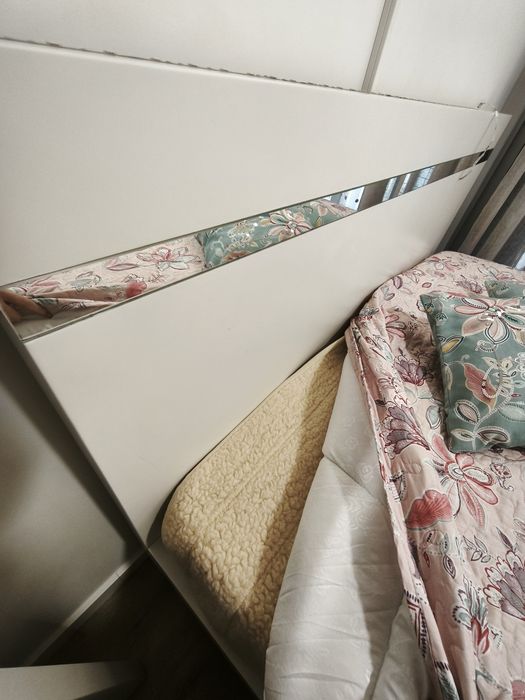 Cama de Casal com Cabeceira + Colchão Ortopédico Bom Repouso 195x150