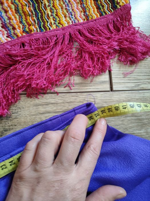 Strój hipis dzieci kwiaty S M retro lata 70 dzwony festiwalowe hippie