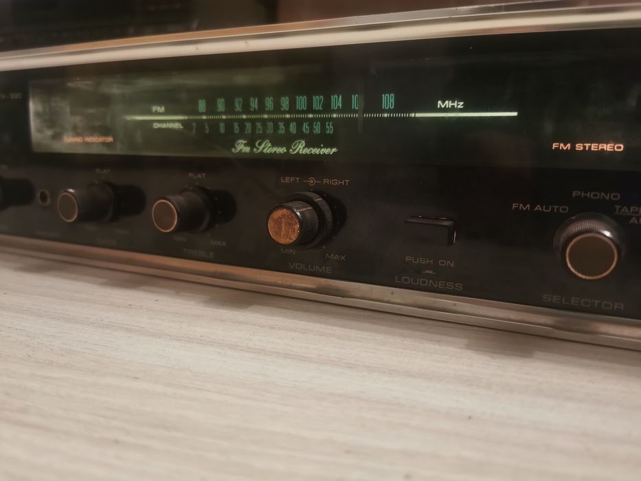 Amplituner pioneer fx-330 do naprawy lub na części vintage lata 70te
