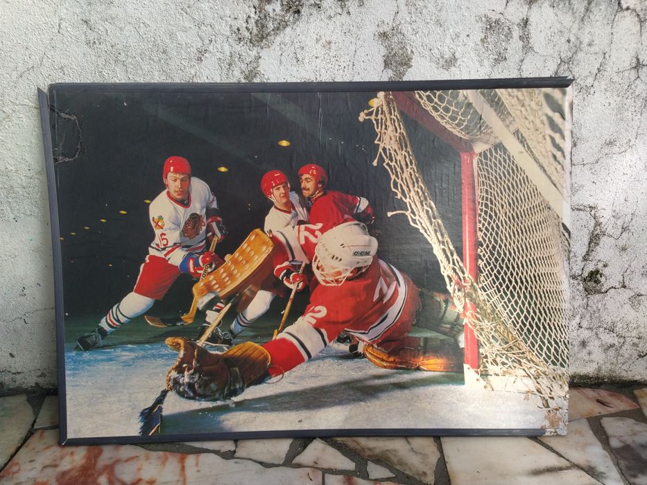 2 American sports posters, vintage