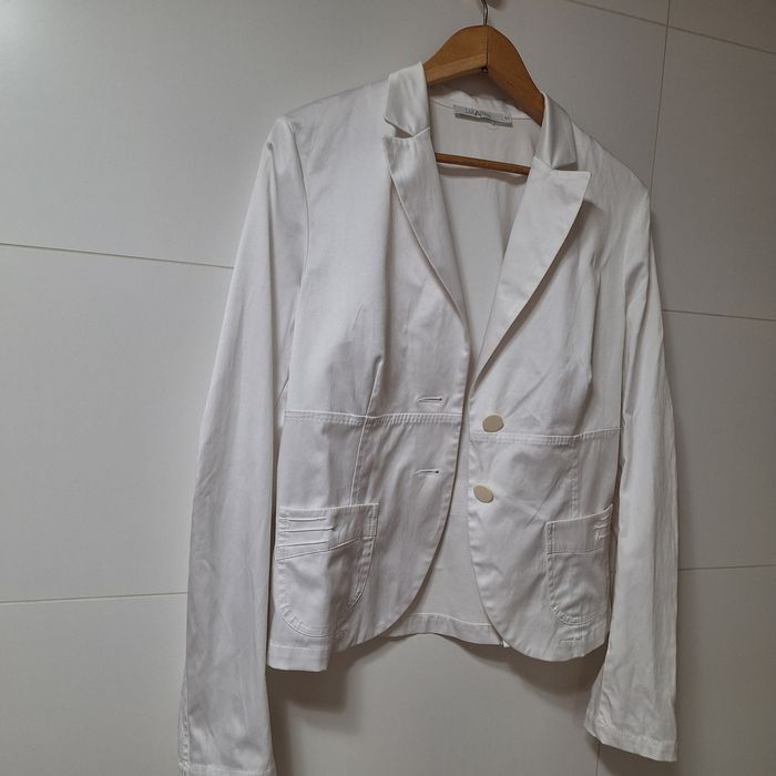 Kobieca, taliowana, bawełniana marynarka Taranko