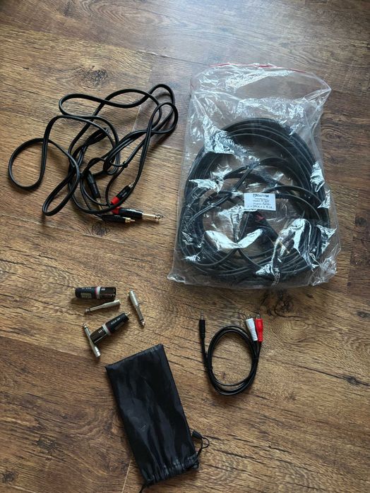 Audio Kable przewody końcówki Jack MiniJack RCA Klotz