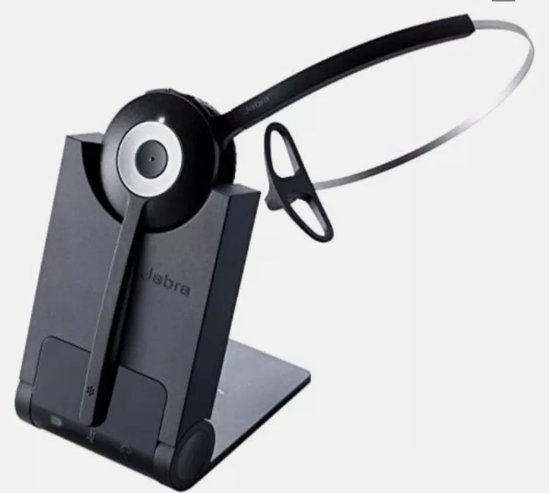 Bezprzewodowy zestaw słuchawkowy Jabra Pro 920 z mikrofonem.