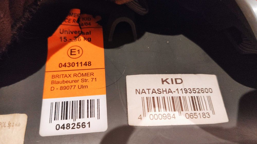 Fotelik Römer 15-36kg KID