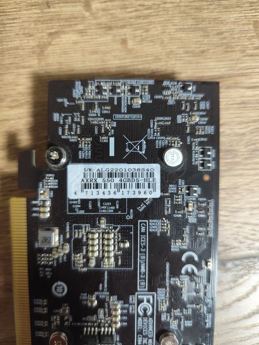 Відеокарта RX 550 4gb ddr5