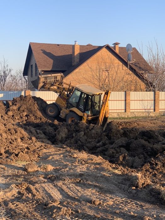 Аренда экскаватора JCB и самосвала. Вивіз мусора