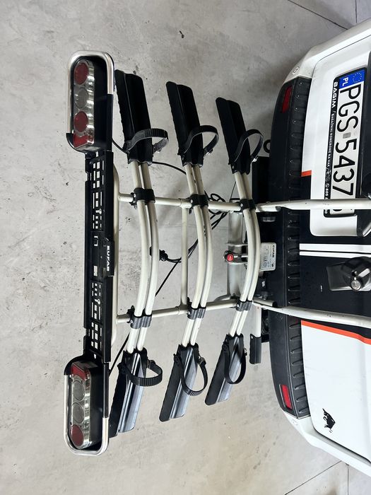 Baaznik roewerowy na 3 rowery Eufab Jake uchylny 60kg Thule