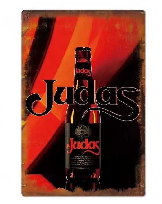 Nowa tabliczka vintage  Judas