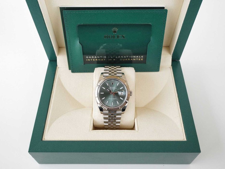 Rolex Datejust 41 mm Mint Green Dial Jubilee (2025)