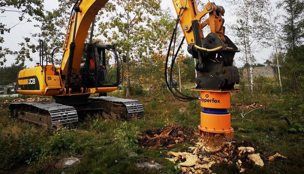 Dipperfox 850 PRO leśna frezarka do pni karczowanie usuwanie