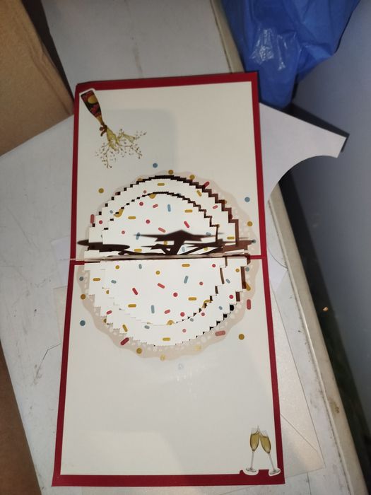 Urodzinowa kartka 3d