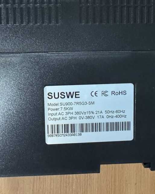 Частотник 380В 4.0/5.5/7.5 кВт SUSWE та LCGK для двигуна VFD| 3Ф→3Ф | В наявності