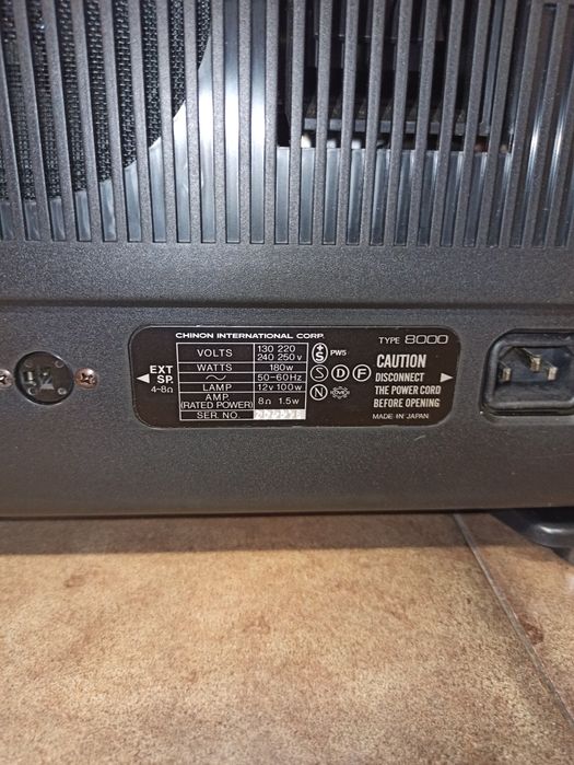 Projektor filmowy 8mm Chinon Sound 8000 filmów