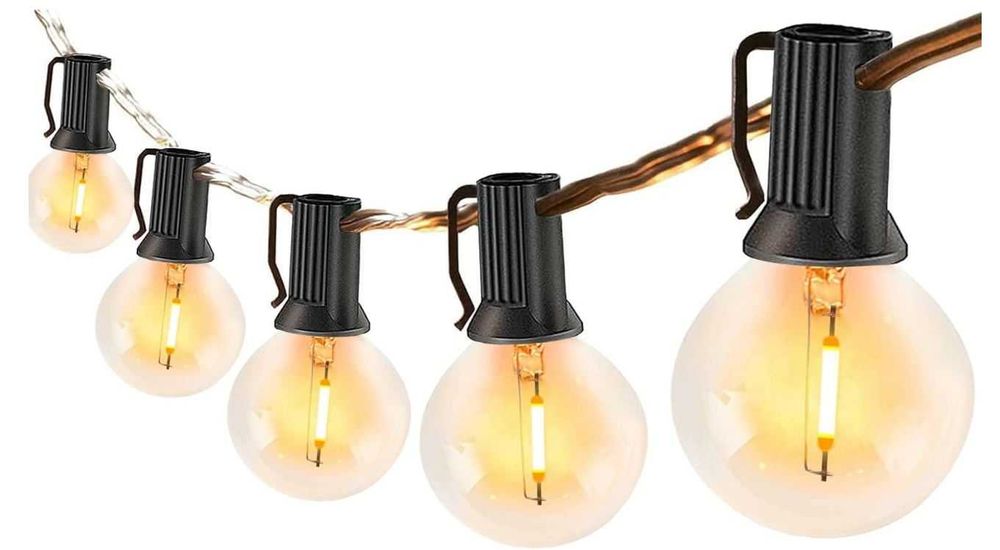 Girlanda świetlna 10m 14 żarówek + 1 zapasowa