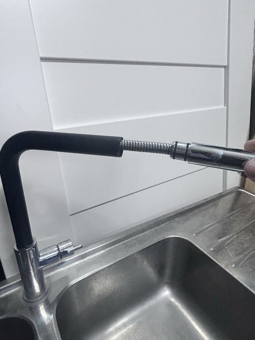 Zlew dwukomorowy Ikea z baterią