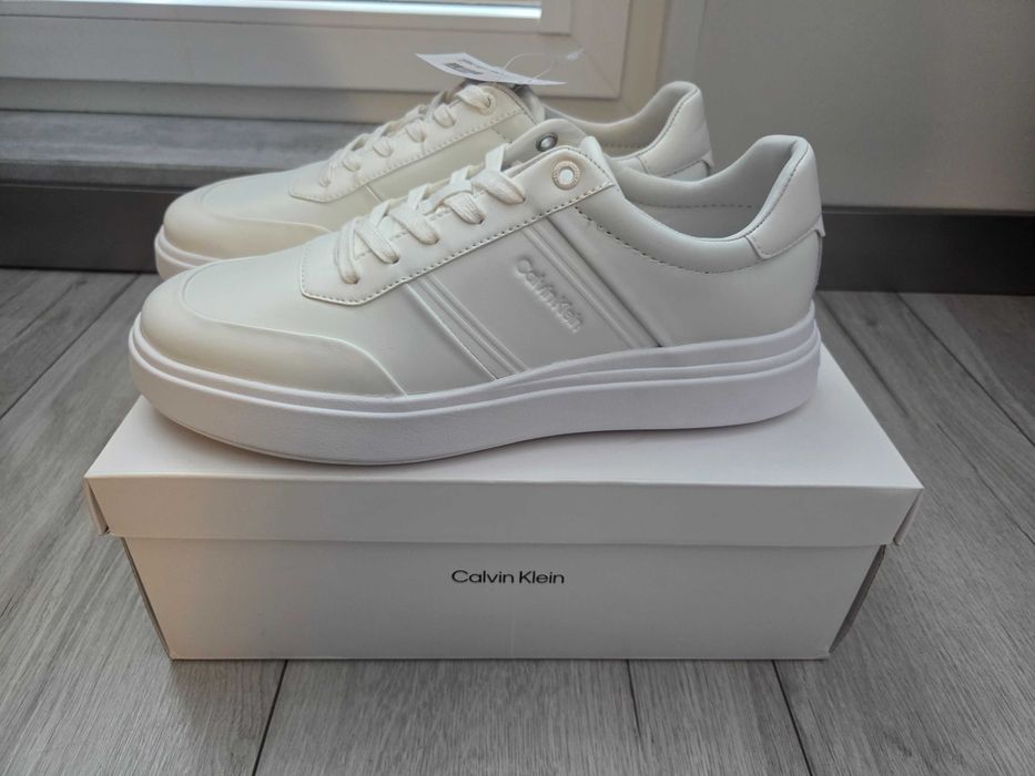 Nowe adidasy calvin klein 42 białe