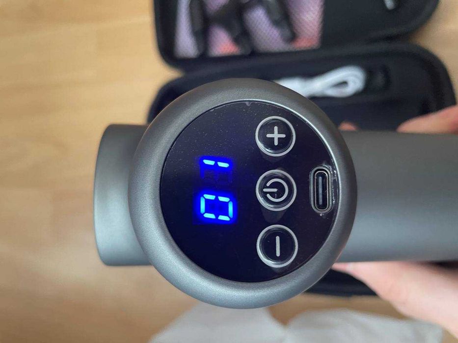 Масажер Lenovo Масажний пістолет 8 насадок Акумуляторний