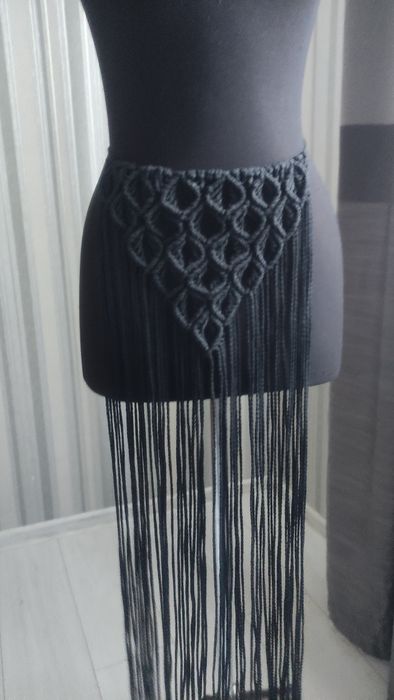 Фартух в етностилі припинда макраме