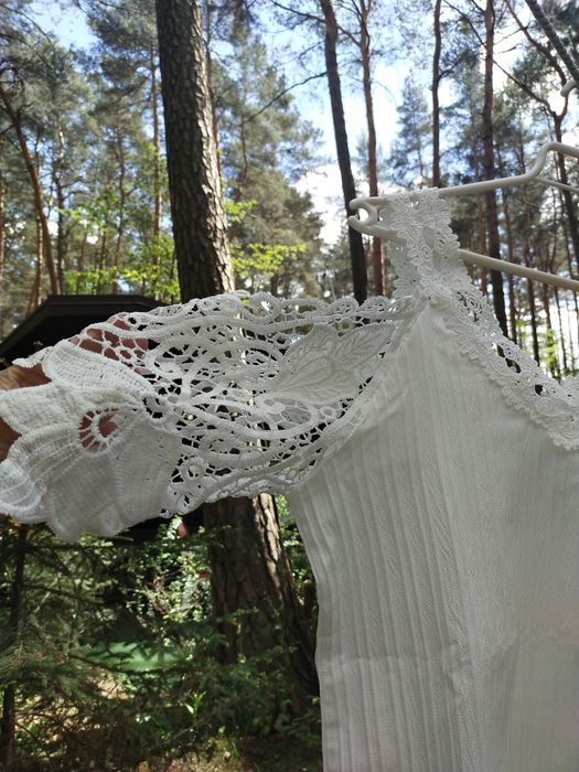 NOWA bluzka z odkrytymi ramionami. "Hiszpanka".