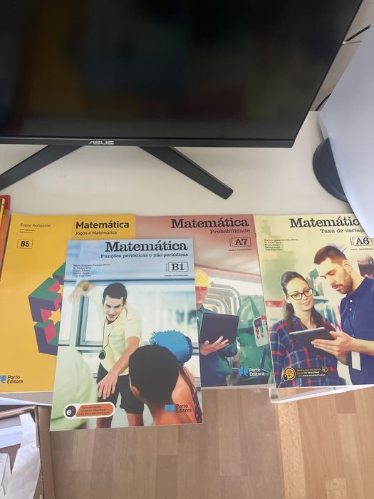 livros de matematica de curso profissional