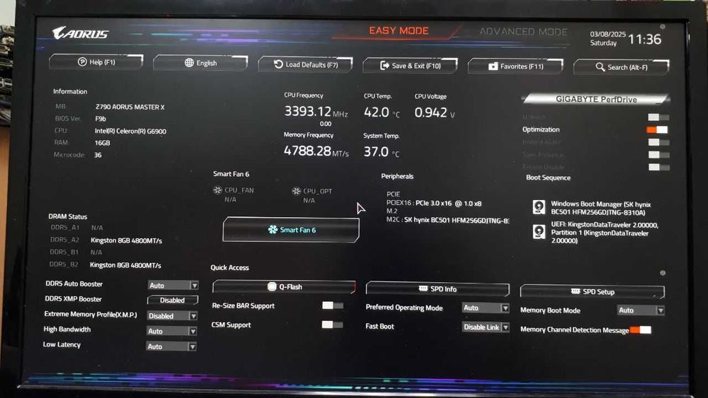 Материнська плата Gigabyte Z790 Aorus Master X