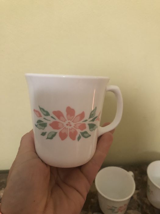 Conjunto 8 chavenas de chá