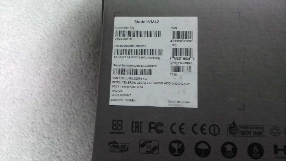 Komputer Asus Vivo Pc