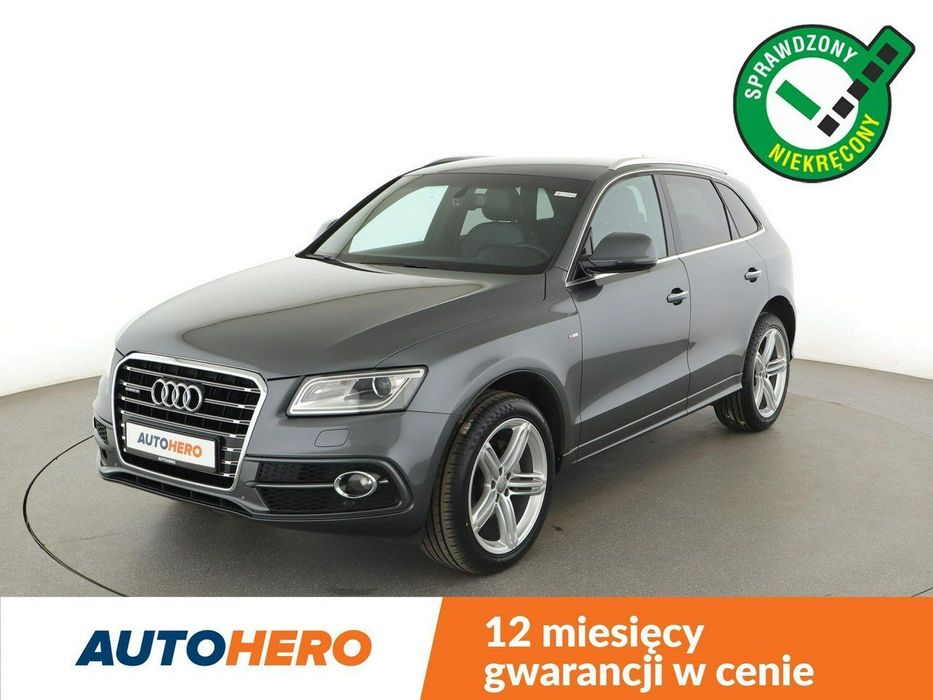 Audi Q5 2.0 TDI Automat Quattro S-Line Navi Tempomat Grzana Skóra Xenon Kamera