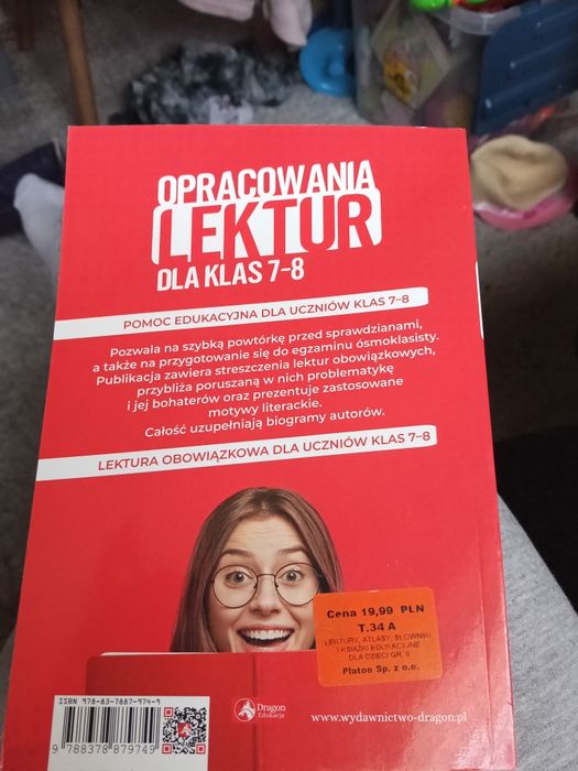 Opracowania lektur dla klas 7-8