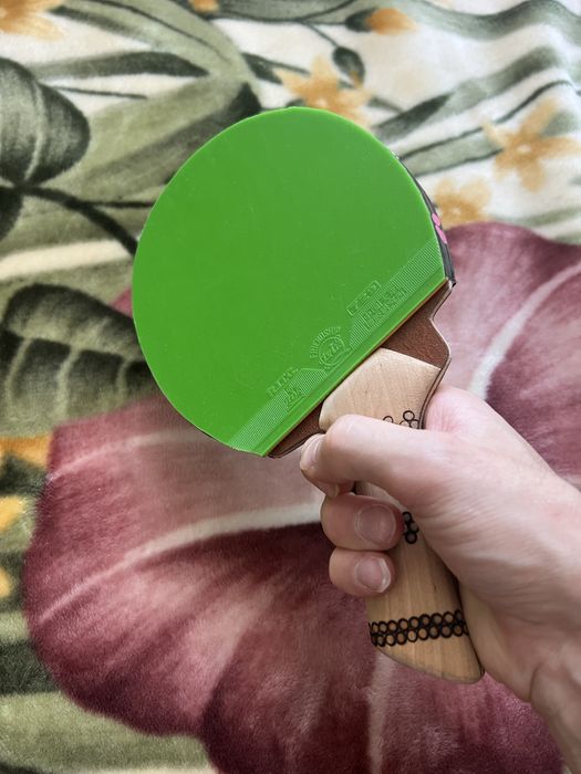 Ракетка ручной работы,накладки hurricanelll