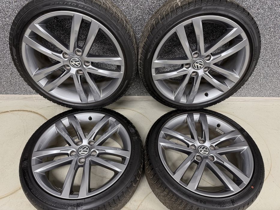 Oryginalne koła zimowe alufelgi 18 VW Golf 6 VI 7 VII GTI GTD