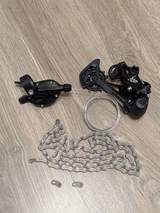 Комплект SRAM  Eagle 12шв перемикач, манетка та ланцюг