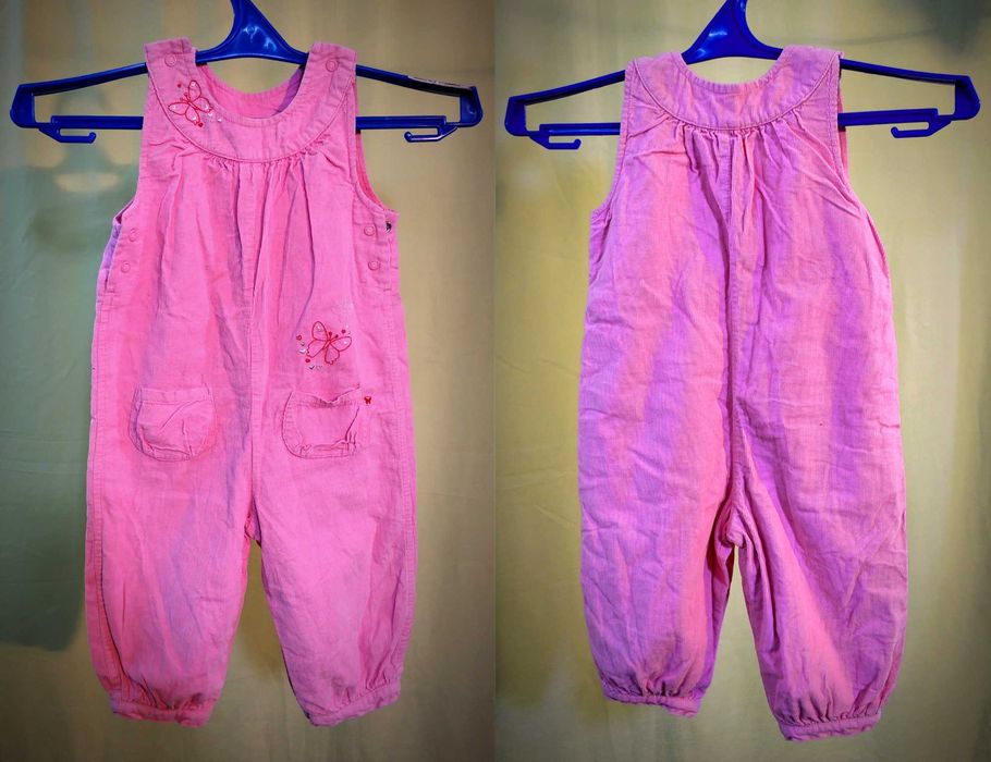 КОМБІНЕЗОН "ВЕЛЬВЕТ", рожевий (1-3 роки), розмір 24-26, довжина 64см