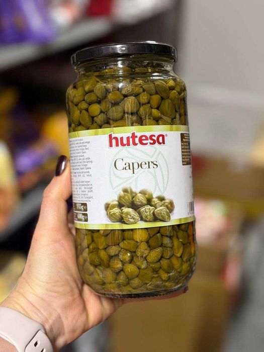 Каперси Hutesa малі без хвостика 950/500 г