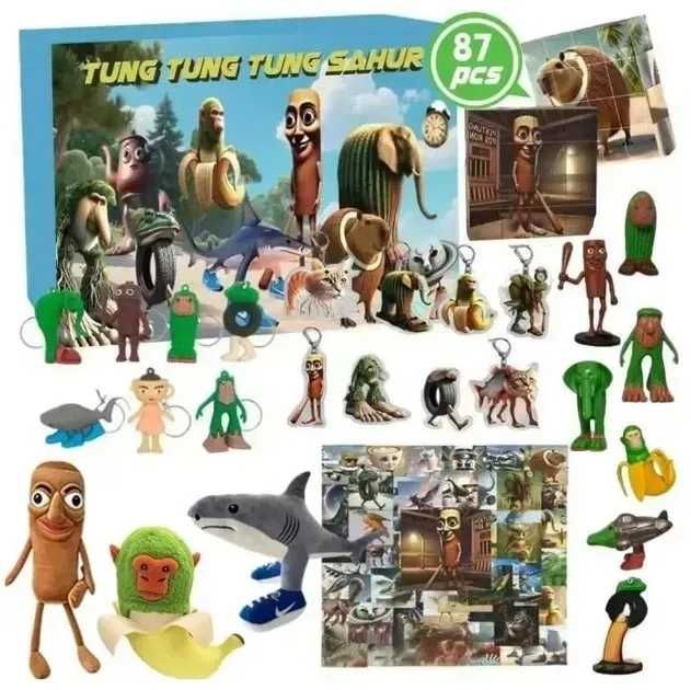 Адвент-календар, Brainrot , Брейнрот, Тун Тун Сагур, 12 віконець