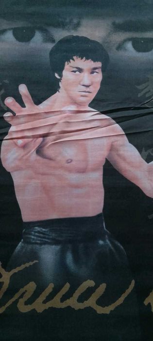 Stara makatka foto obraz plakat poster na płótnie Bruce Lee.Okazja.