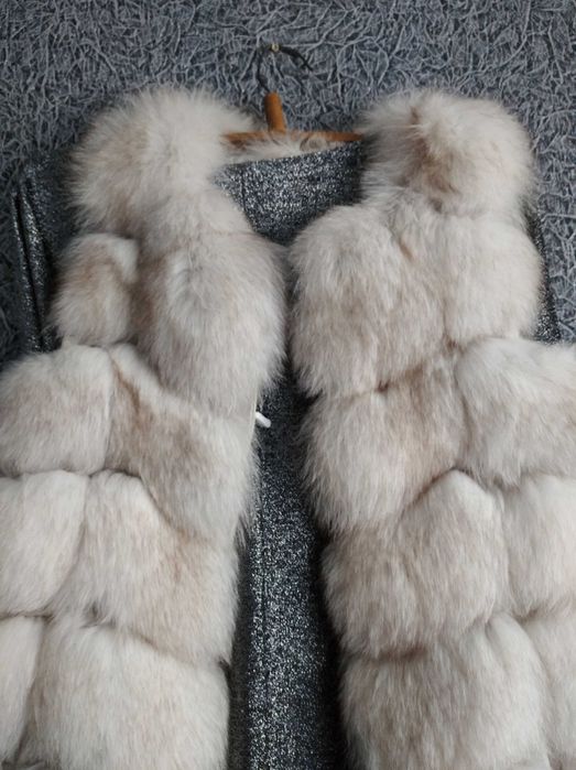 Натуральна хутряна жилетка М-Л