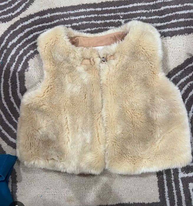 Chloe меховой жилет детский