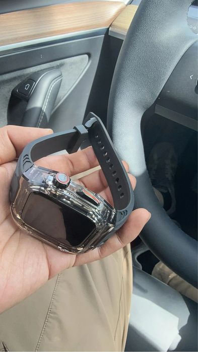 Прозорий корпус з ремінцем для Apple Watch