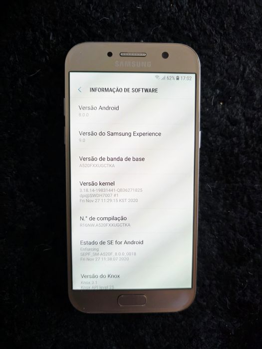 Samsung Galaxy A5 dourado desbloqueado