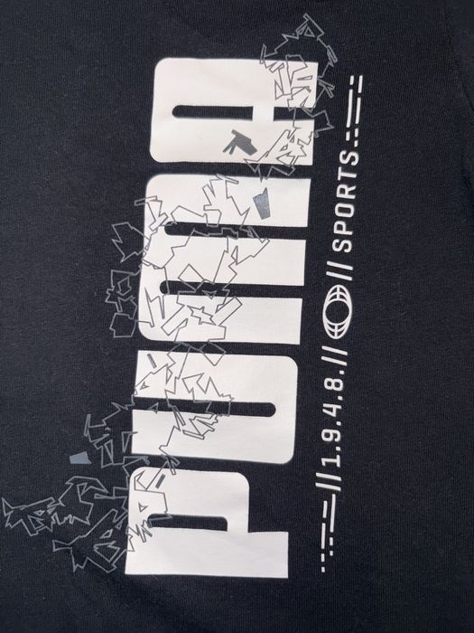 Puma t-shirt czarny 116 5-6 lat