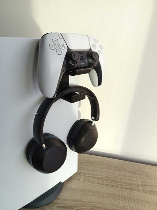 Suporte Preto para controle headset